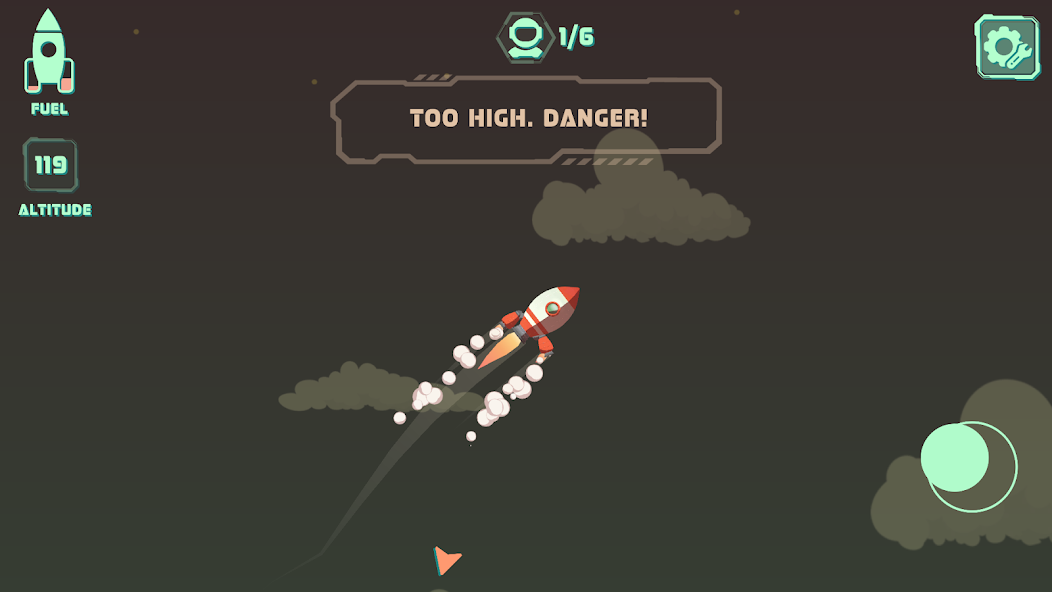 Mars dunes: tiny wings mission - Mars surface gameplay screenshot